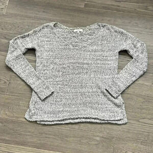 🌸3/$30🌸talula  | Heather Grey oversize knit v-neck sweater